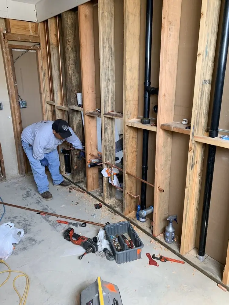 Commercial rough-in plumbing for Commercial Plumbing in Haddon